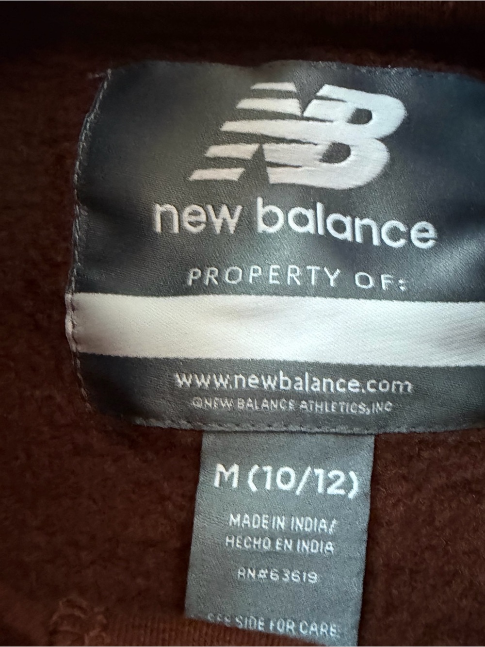 New Balance Varsity Jacket Letterman
Sweatshirt Athletic Bomber Youth M 10/12 - Picture 4 of 4